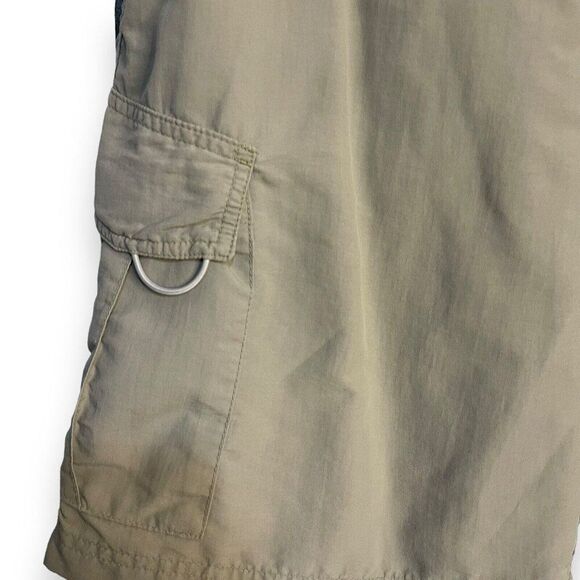 Field & Stream Cargo Shorts Men's Large Gray Pockets Outdoor Hiking Camping Zip - Picture 8 of 10